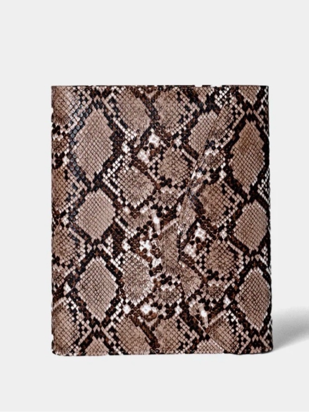 Reptile Habitat Hide with Snake-Scale Pattern - Brown